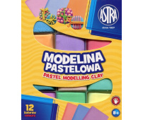 ASTRA Modelina pastelowa 12 kolorów