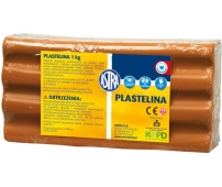 ASTRA plastelina 1 kg - terakota