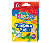 COLORINO Farby tempery w tubkach 6x12 ml