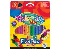 COLORINO - Flamastry trójkątne Jumbo 10  kol.