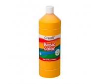 CREALL BASIC COLOR - farba plakatowa 1l - żółta ciemna