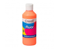 CREALL FLUOR COLOR - farba plakatowa fluorescencyjna 250 ml - pomarańcz