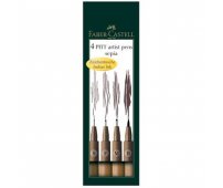 Faber-Castell Pitt Artist Pens SEPIA - 4 KOL.