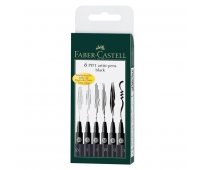 Faber-Castell Pitt Artist Pens 6 szt.  Cienkopisy CZARNE