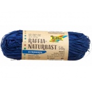 FOLIA rafia naturalna 50g ULTRAMARYNA