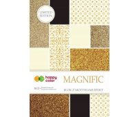 HAPPY COLOR BLOK EFFECT MAGNIFIC GOLD