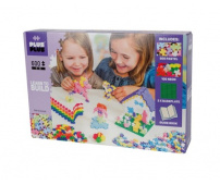 KLOCKI PLUS PLUS 600 MINI LEARN TO BUILD PASTEL