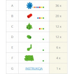 KORBO Klocki konstrukcyjne - BASIC 90