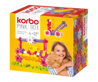 KORBO Klocki konstrukcyjne - PINK 110