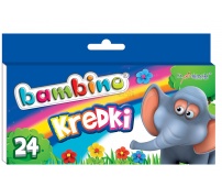 Kredki świecowe BAMBINO 24 kolory