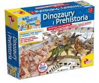 Mały Geniusz - Geopuzzle DINOZAURY I PREHISTORIA