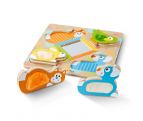 MELISSA & DOUG DOTKNIJ I POCZUJ - PUZZLE ZWIERZAKI