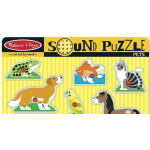 MELISSA & DOUG Drewniane puzzle dźwiękowe ZWIERZĘTA