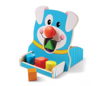 MELISSA & DOUG DREWNIANY SORTER - PIESEK