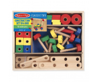 MELISSA & DOUG Drewniany zestaw konstrukcyjny w skrzynce