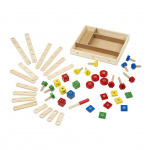 MELISSA & DOUG Drewniany zestaw konstrukcyjny w skrzynce