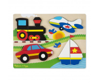 MELISSA & DOUG Duże puzzle drewniane POJAZDY