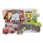 MELISSA & DOUG PUZZLE DŹWIĘKOWE - STRAŻ POŻARNA