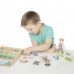 MELISSA & DOUG UBIERANKA MAGNETYCZNA - ZAWODY