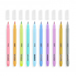 OOLY COLOR LUSTRE - 10 BRUSH MARKER. METAL. PASTEL