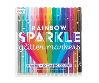 OOLY RAINBOW SPARKLE GLITTER MARKERS 15 KOLORÓW