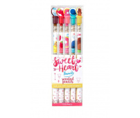 SMENCILS PACHNĄCE OŁÓWKI - ZEST. SWEET HEART 5 SZT