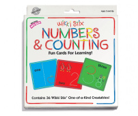 Wikki Stix NUMBERS & COUNTING CARDS - Cyferki karty do wyklejania